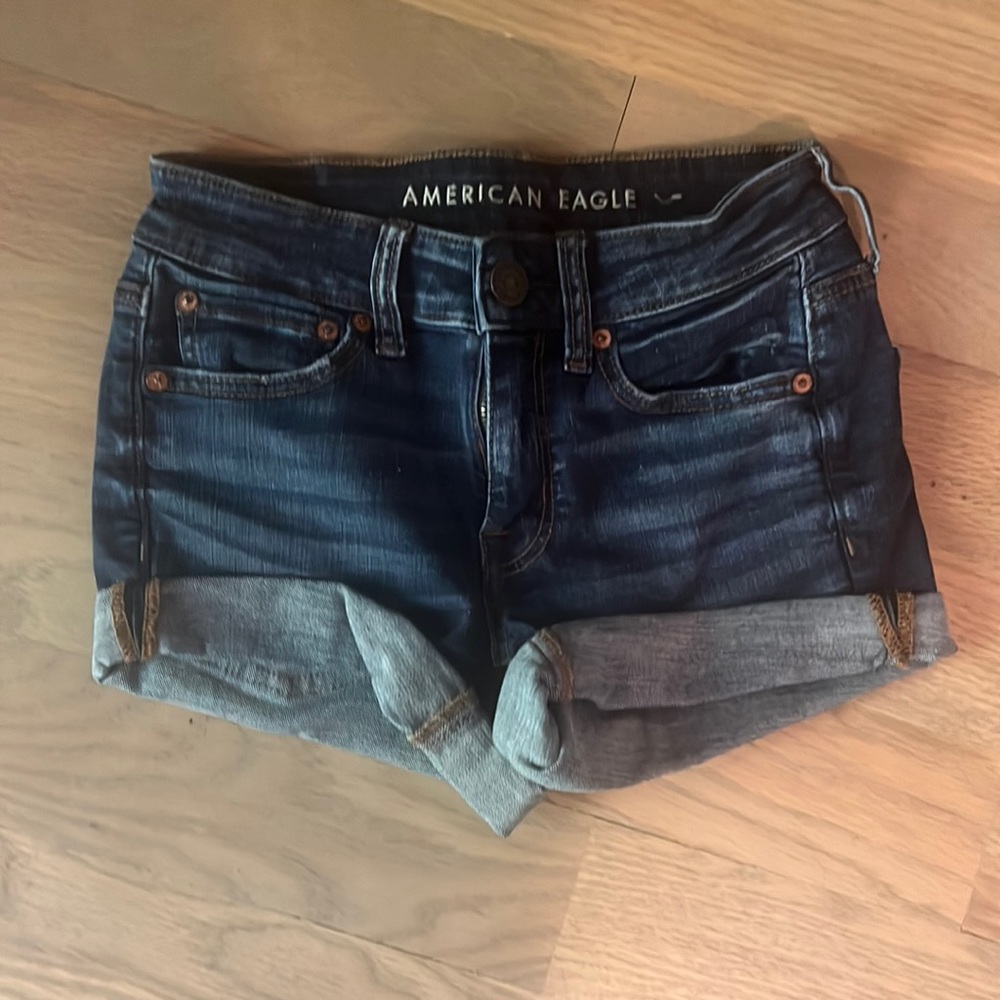 american eagle super stretch jean shorts
